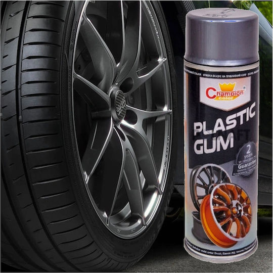 Rubber Coating Spray Rims Silver Color 400ml Champion Color