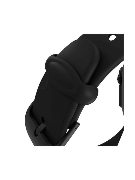 Decoded Ares Splice Silicone Band Apple Watch 38 To 42mm Black
