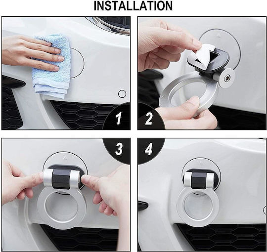 Alista Home Cârlig De Remorcare Auto Argint