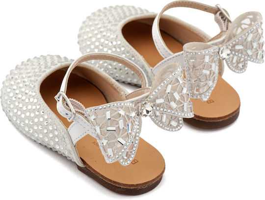 Babywalker Babywalker Baptism Leather White Pumps