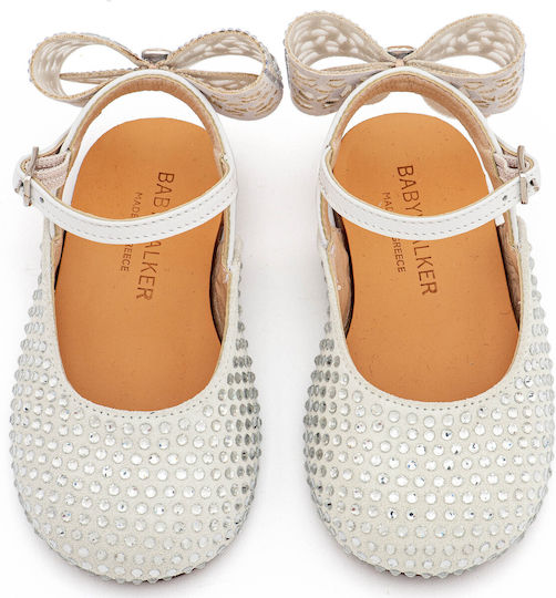 Babywalker Babywalker Baptism Leather White Pumps