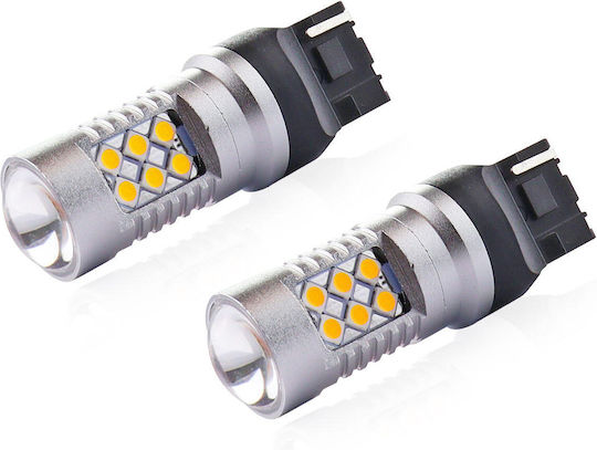 Alista Home Lămpi Autoturismului T20 / WY21W Canbus LED 5600K Alb rece 12-24V / 24V 6.2W 1buc