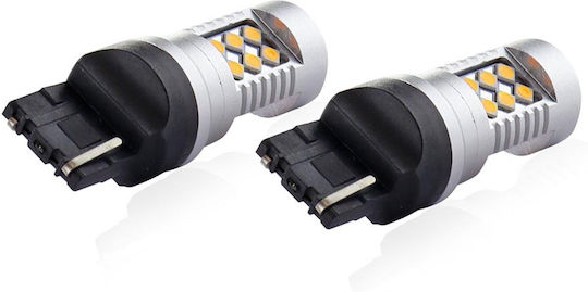 Alista Home Lămpi Autoturismului T20 / WY21W Canbus LED 5600K Alb rece 12-24V / 24V 6.2W 1buc