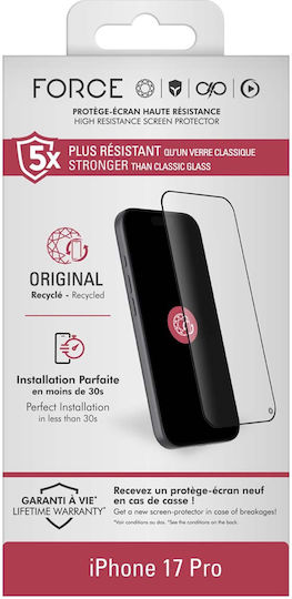 Force Glass Screen Protector iPhone 17 Pro În Sticlă Organică 2.5D Sienna