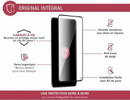 Force Glass Gehärtete Glasfolie 3D Oppo Find X2 Pro Transparent Schwarz
