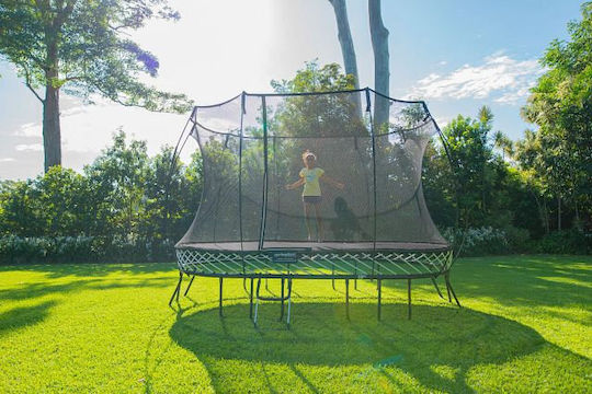Springfree Τραμπολίνο Εξωτερικού Χώρου 400x240εκ. με Προστατευτικό Δίχτυ