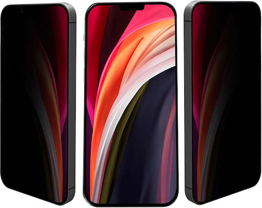 Eiger Gehärtetes Glas Displayschutzfolie Für iPhone 16 Pro Max 17 Pro Max Anti-Spy Transparent Schwarz