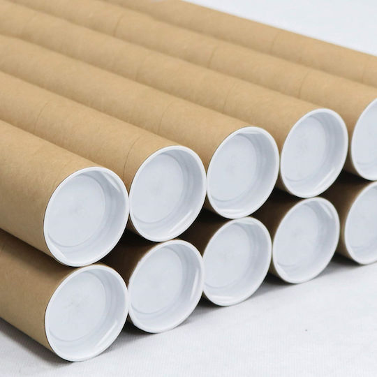 Tub de carton pentru protecție în timpul transportului filmelor și imprimărilor, lungime 130 cm, diametru Ø76mm, grosime perete 4mm