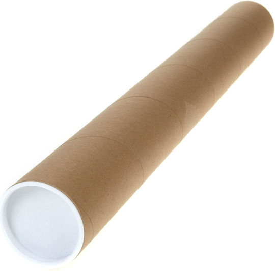 Tub de carton pentru protecție în timpul transportului filmelor și imprimărilor, lungime 130 cm, diametru Ø76mm, grosime perete 4mm