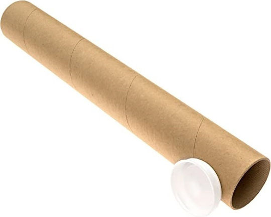 Tub de carton pentru protecție în timpul transportului filmelor și imprimărilor, lungime 130 cm, diametru Ø76mm, grosime perete 4mm