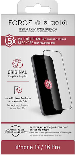 Force Glass Organic Glass iPhone 17/16 Pro 5x Ултра Издръжлив Сиена