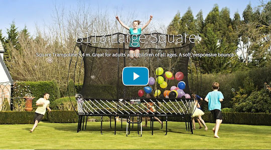 Springfree Springfree Trampolin Für Draußen Mit 340cm Durchmesser Und Netz
