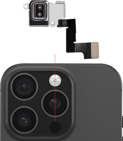 Clappio Handy Ersatzkabel für iPhone 16 Pro Schwarz