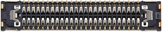 Clappio Charging Fpc Connector Compatible Iphone 16 Pro 16 Pro Max 50 Pins Black