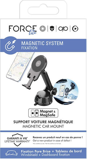 Force Power Universale Magnetische MagSafe Magnet Auto Halterung Drehbare Arm Schwarz