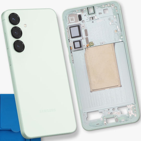 Șasiu Central Original Samsung Galaxy S25 Plus Potrivire Precisă Sigură Verde Apă