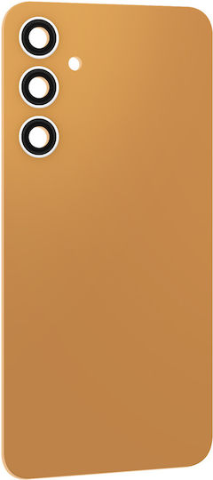 Avizar Replacement Back Cover Galaxy S23 Fe Integrated Adhesive Orange