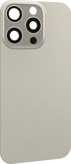 Clappio Capac Spate De Înlocuire Iphone 16 Pro Cu Adeziv Integrat Gri Deschis
