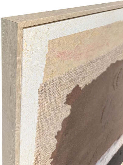 Inthebox Cradle Πινακας Διακοσμητικος Κορνιζα 82.6x4.3x122.6cm Καμβας Μπεζ Καφε Μαυρο Γκρι Ps 034671