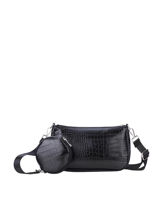 Eko Handbag Round Pocket Ancolis Black