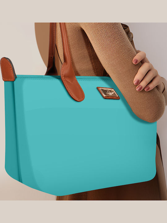 Gallantry Handbag La Balade Size M Turquoise