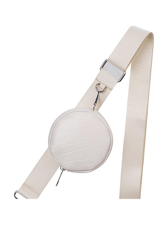 Eko Handbag Round Pocket Ancolis White
