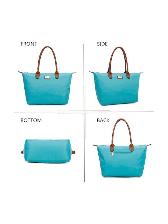 Gallantry Handbag La Balade Size L Turquoise
