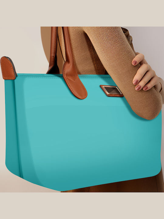Gallantry Handbag La Balade Size L Turquoise