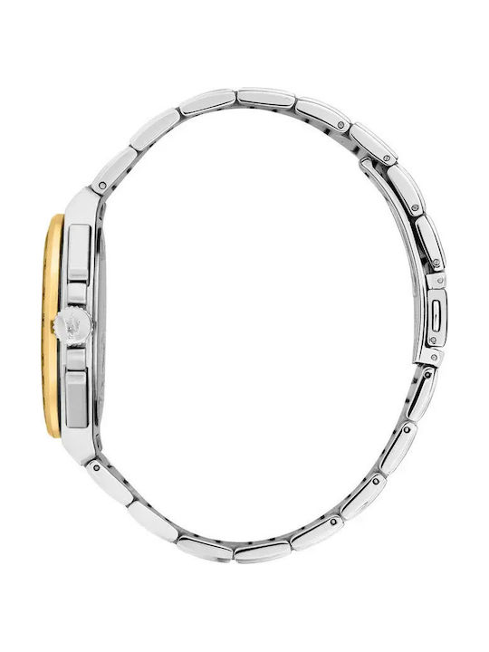 Maserati Men's Watch 41mm Battery with Silver Metal Bracelet