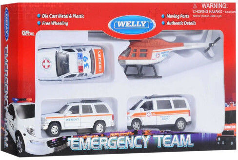 Welly Toy Car Scale 1:64 Ambulance for 3+ Years