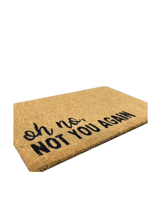 Entrance Mat made of Coir with Anti-slip Backing 40x60cm Thickness 15mm