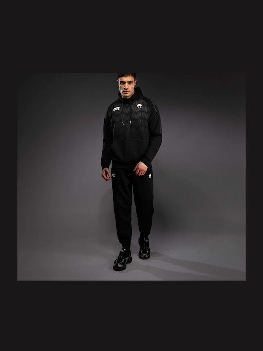 Sweatshirt with Hood Black/white