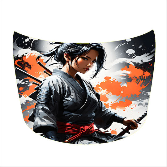 Folie Capotă Auto "hood Art" Rezistentă Exterior Mărime S 150 X 110cm Cod Avx-capota-005s