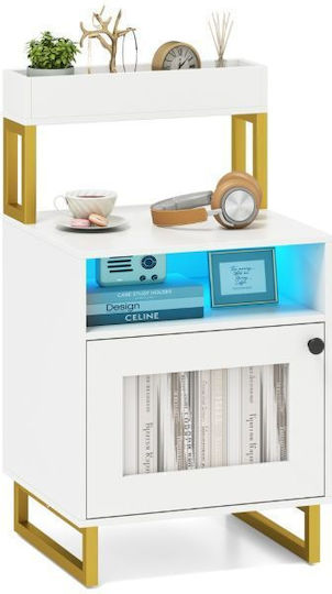 Ξύλινο με Μεταλλικά Πόδια 45x80x40cm Ξύλινο με Μεταλλικά Πόδια 45x80x40cm