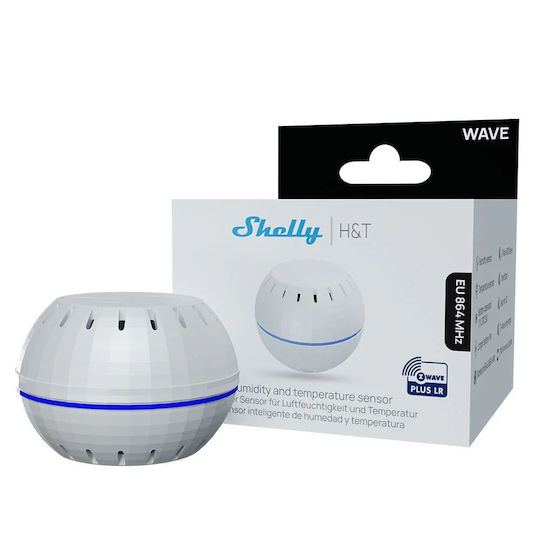 Shelly H&t Air Quality Sensor Battery Z-Wave Wi-Fi & RF 868MHz
