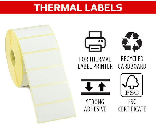 +Efo 700 Self-Adhesive Label Rolls for Label Printer 58x43mm 5pcs