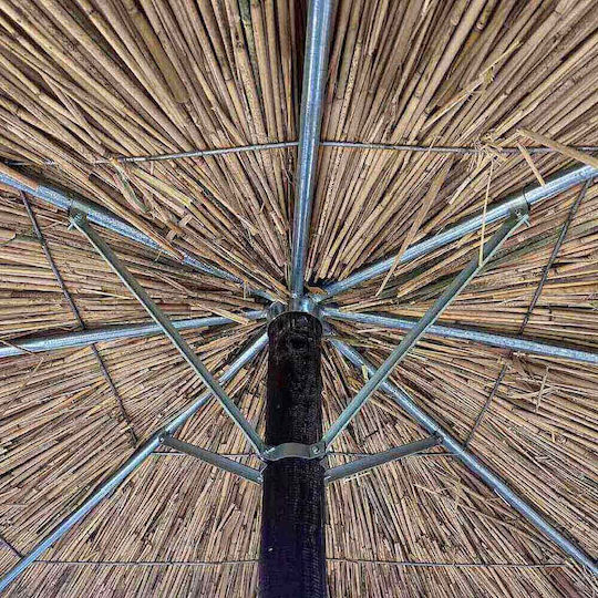Wicker Heavy-Duty Square Beach Parasol 9 Beaufort 210x210cm