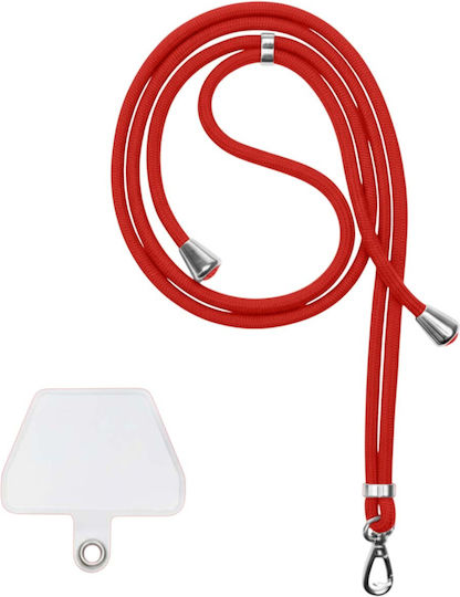 Jaym Curea Pentru Gât Din Nailon 150cm Suport Universal Pentru Smartphone Roșu