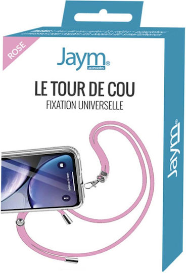 Jaym 150cm Nylon Nackenriemen Smartphone Universalhalter Rosa