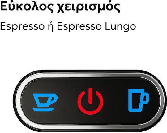 Telemax Strada 3 Pod Coffee Machine Nespresso Pressure 19bar Red