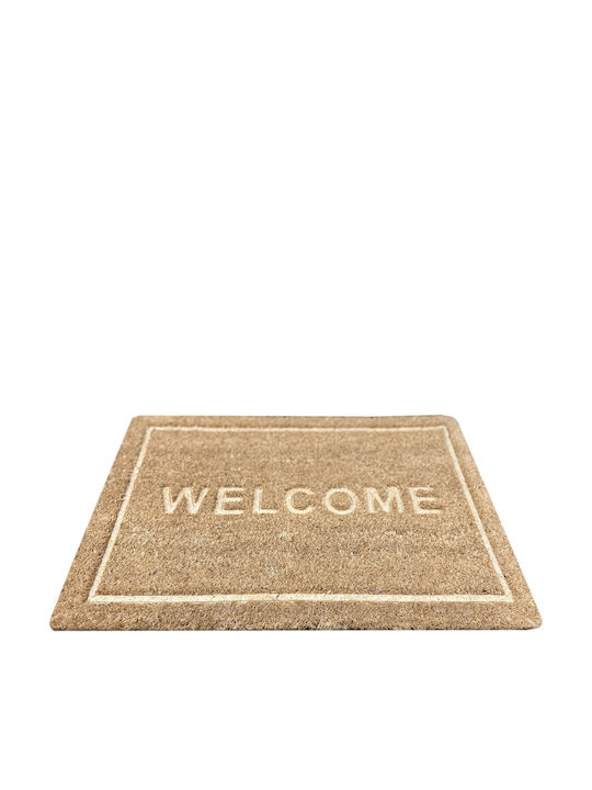 Entrance Mat made of Coir with Anti-slip Backing 40x60cm Thickness 15mm