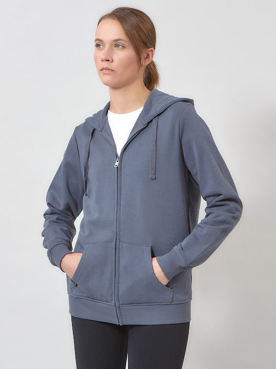 Γυναικείο Αθλητικό Μπουφάν Ανθρακι