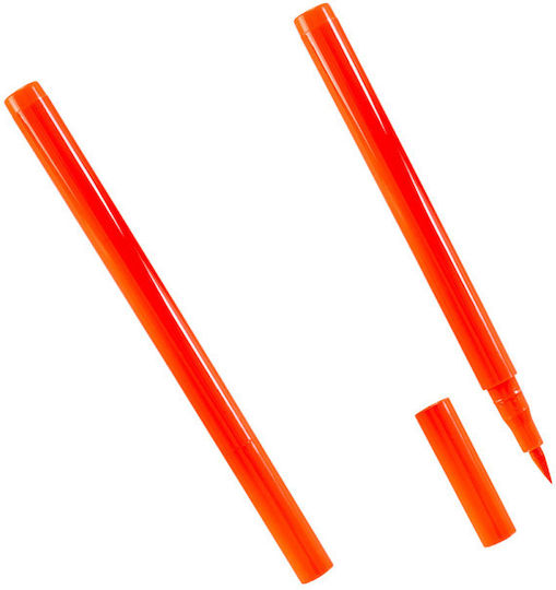 Orange Gesichtsbemalung Bleistift