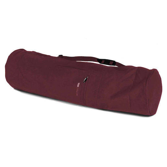 Yogistar Yoga Mat Bag Basic Zip Extra Big Cotton Bordeaux 80 X 25 Cm