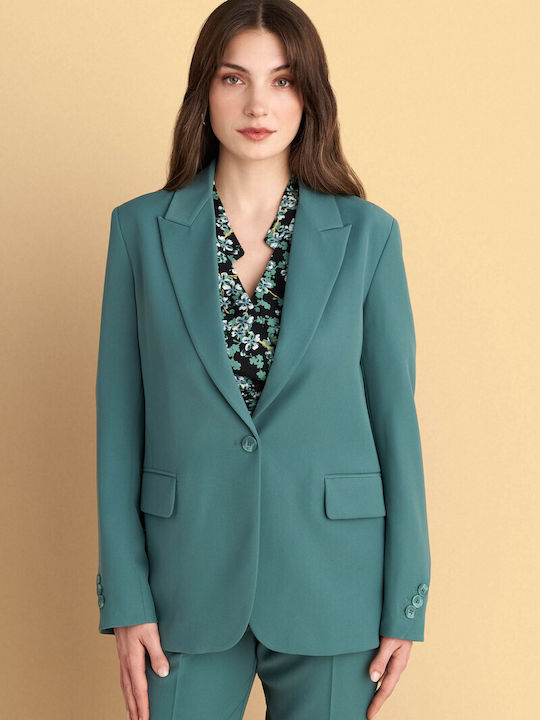 attrattivo Women's Blazer Green attrattivo Women's Blazer Green