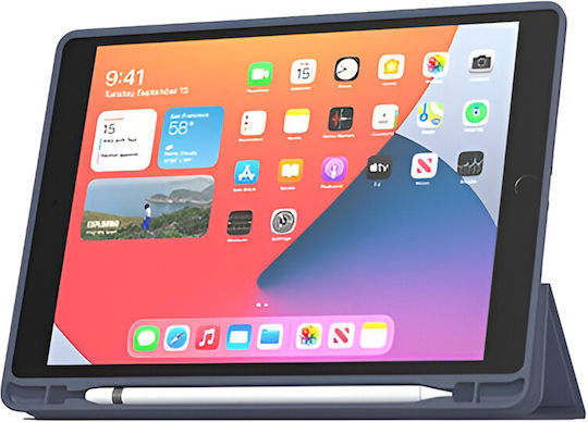 Mw Калъф Ipad Air 11" M2-m3 Air 10.9" Slimskin Модел С Поставка За Стилус Син