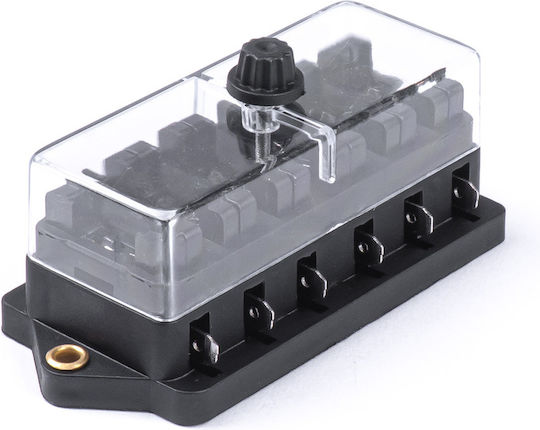 Ceramic Fuse Box Waterproof 6 Sockets 30a Max Automotive Utility Vehicles Trucks Trailers