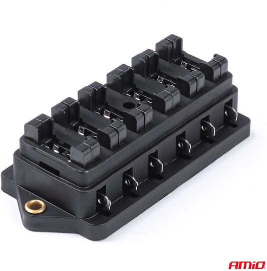 Ceramic Fuse Box Waterproof 6 Sockets 30a Max Automotive Utility Vehicles Trucks Trailers