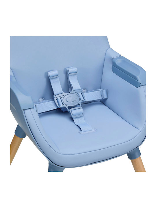 Kinderkraft Fini 2 Столово Столче 2 в 1 с Регулируема Височина Nordic Breeze