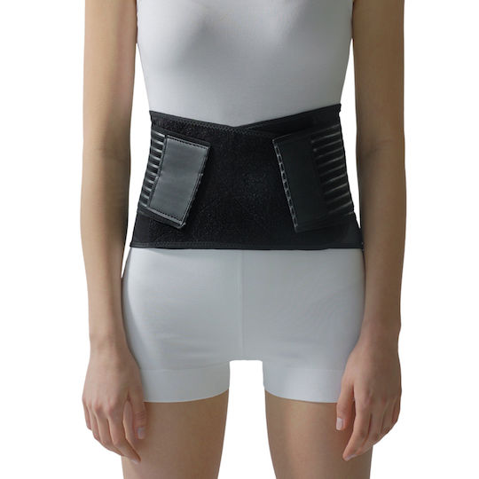 Christou 1910 Belt for Pain Relief with Stays in Black Color
